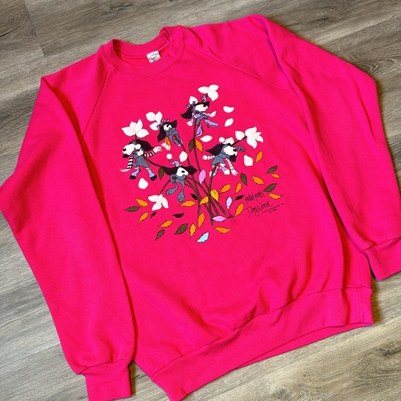 Vintage Petal Pets Dog Wood Crewneck / 1989 / Large - Picture 3 of 7
